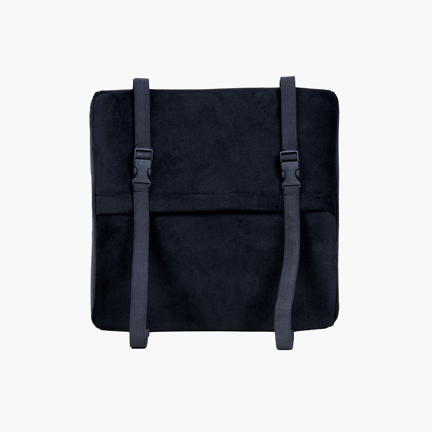 Lumbar Support Pillow Velvet Black