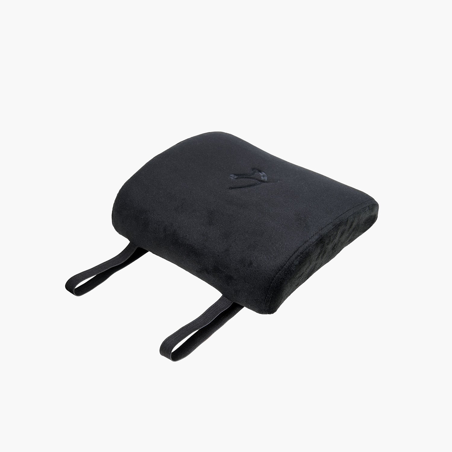 Lumbar Support Pillow Velvet Black
