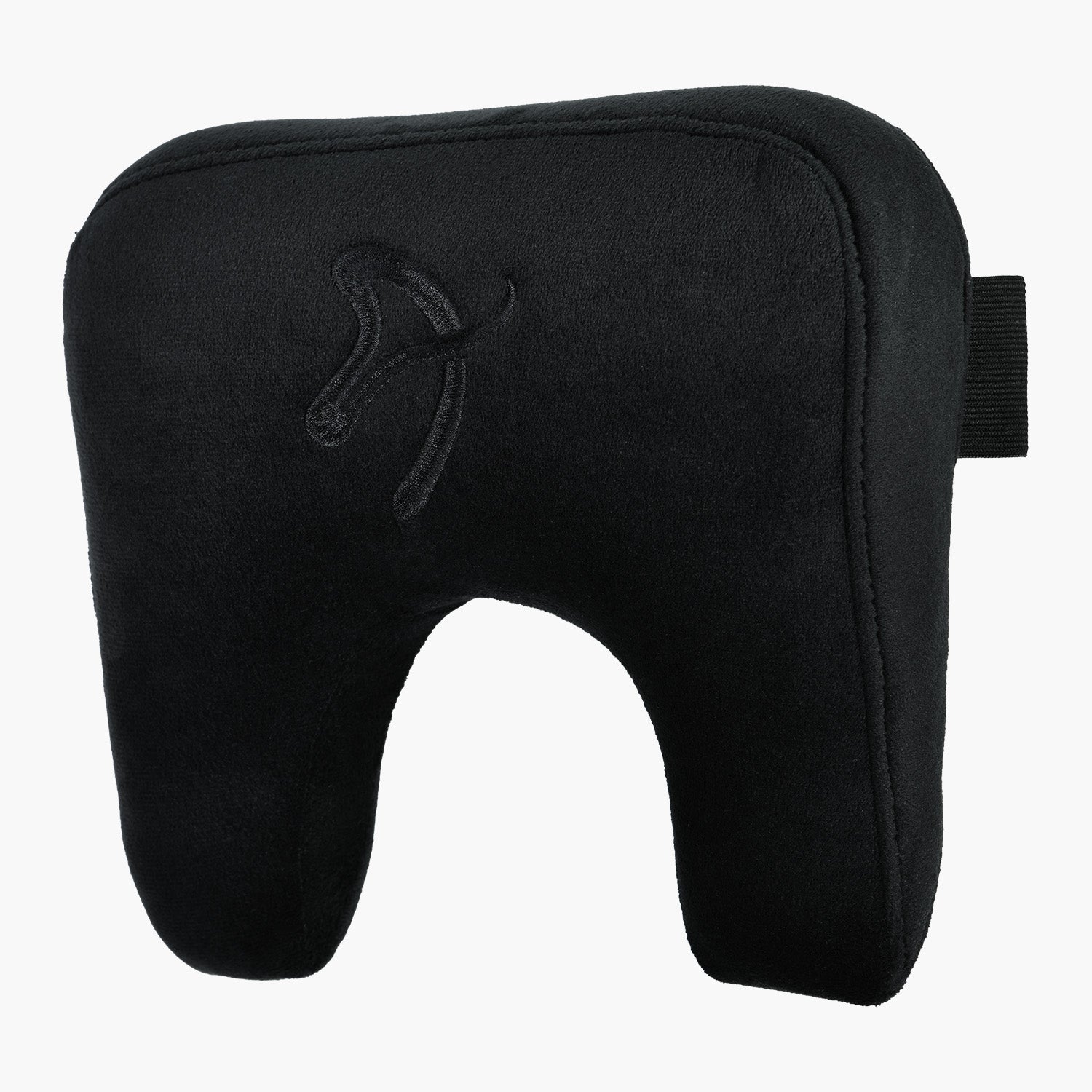 Coussin de Soutien Cervical en Velours Noir