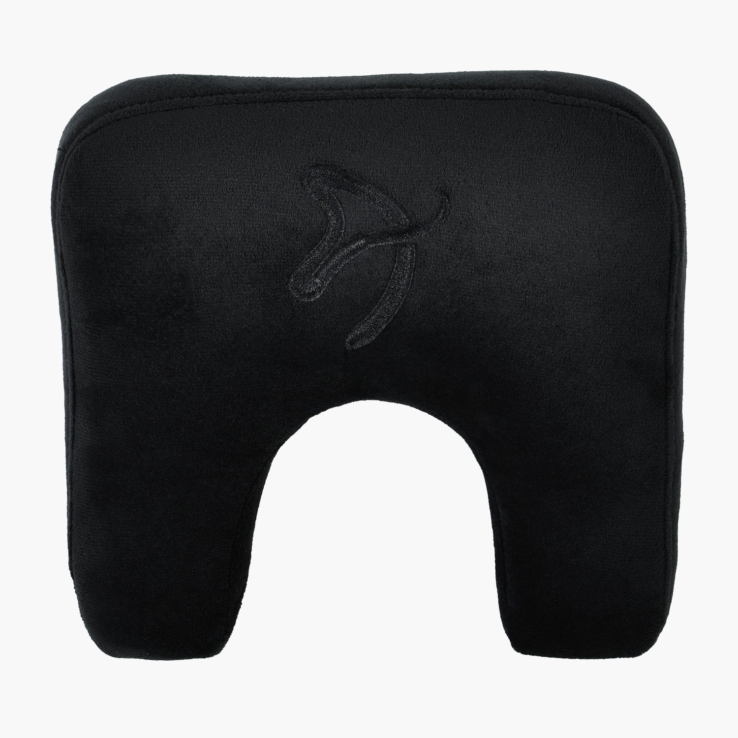 Coussin de Soutien Cervical en Velours Noir