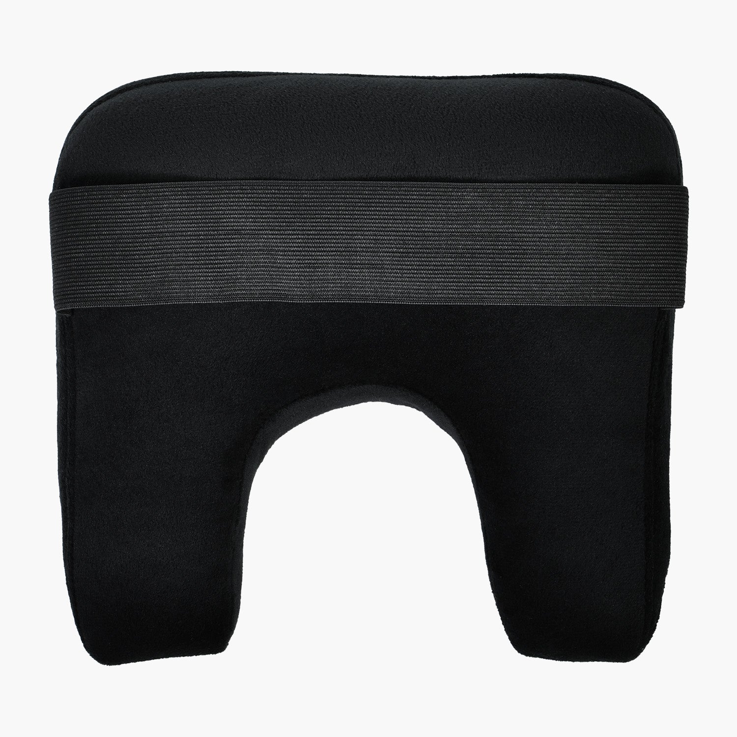 Coussin de Soutien Cervical en Velours Noir