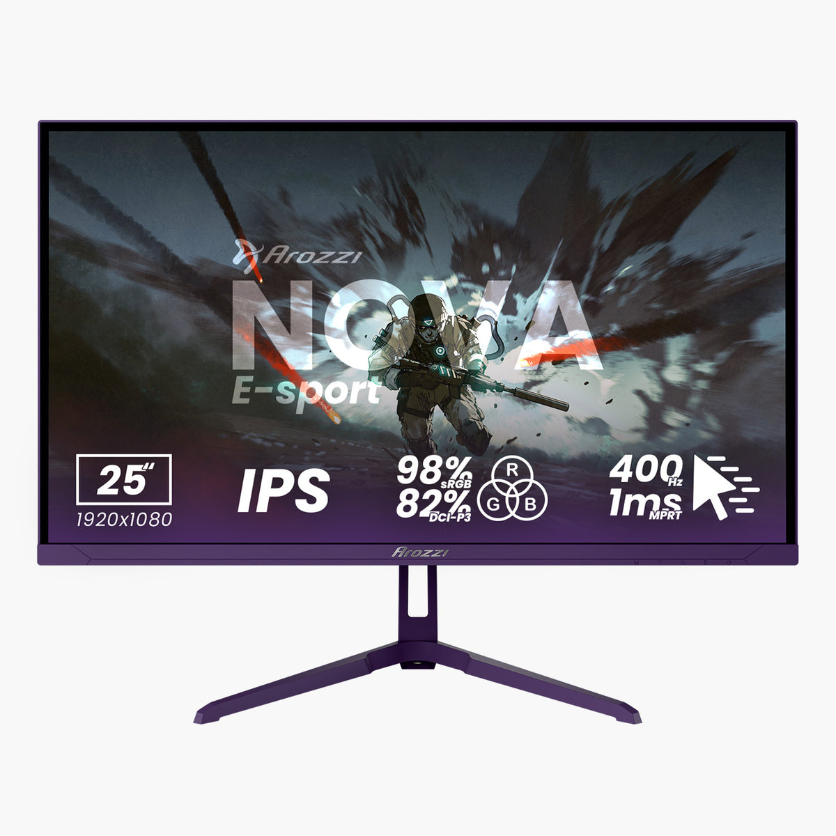 Nova 25“ E-sport IPS 400Hz - Gaming Monitor