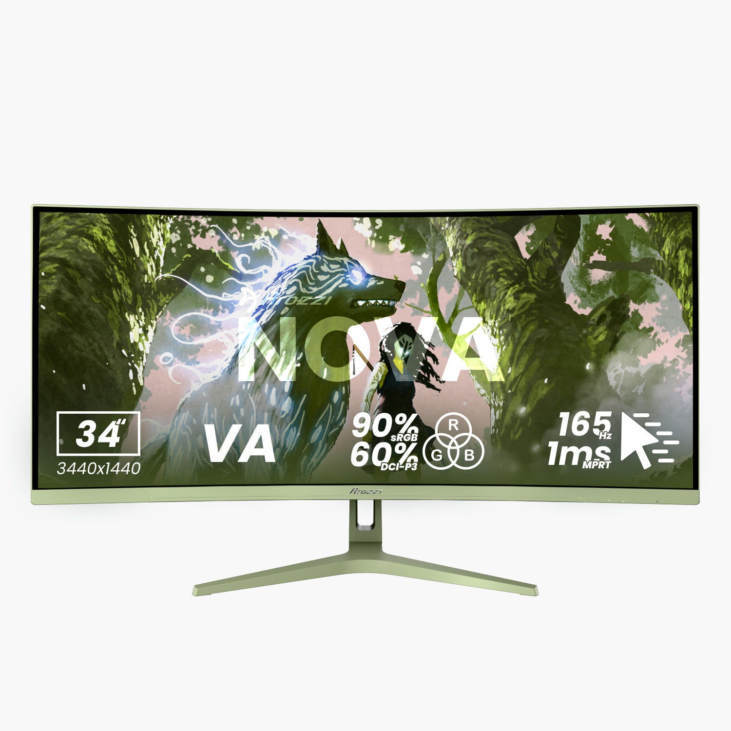 Nova 34“ Curved VA 165Hz - Gaming-Monitor