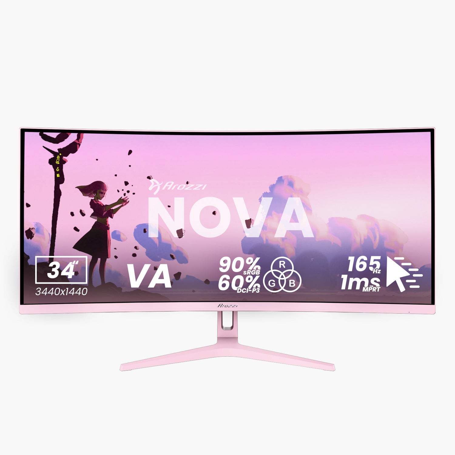 Nova 34“ Curved VA 165Hz - Gaming-Monitor