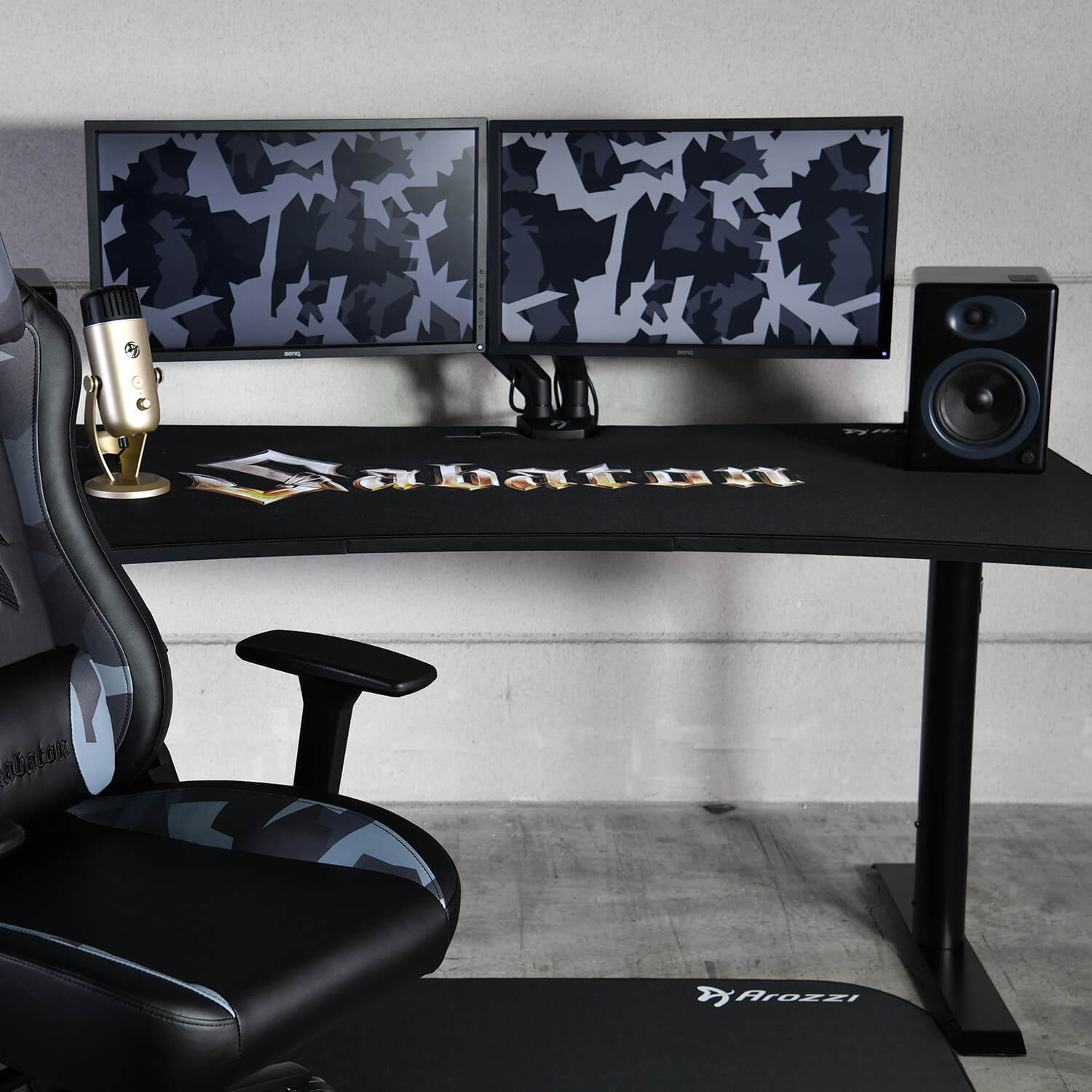 Arena Gaming Desk Sabaton Edition