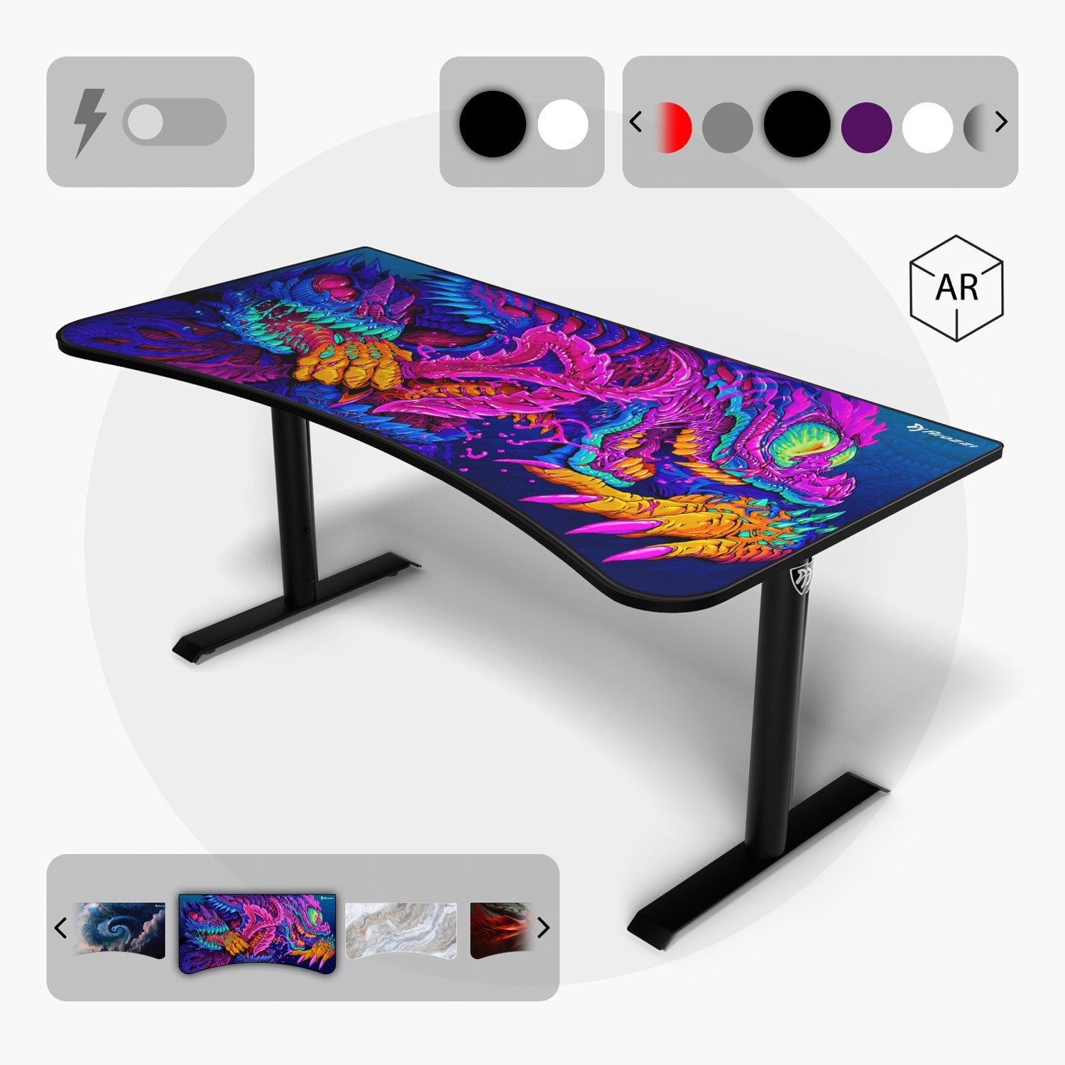Arena Bureau Gaming - Large (Personnalisez le vôtre)