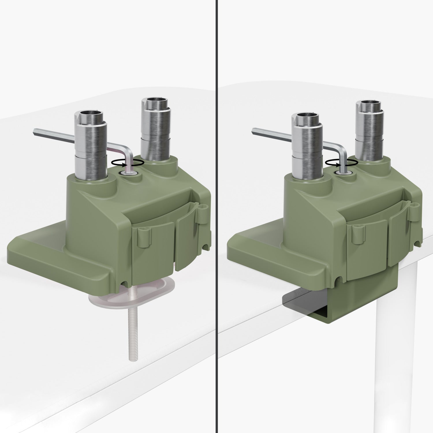Alzare Neo Duo - Gas Spring Monitor Arm