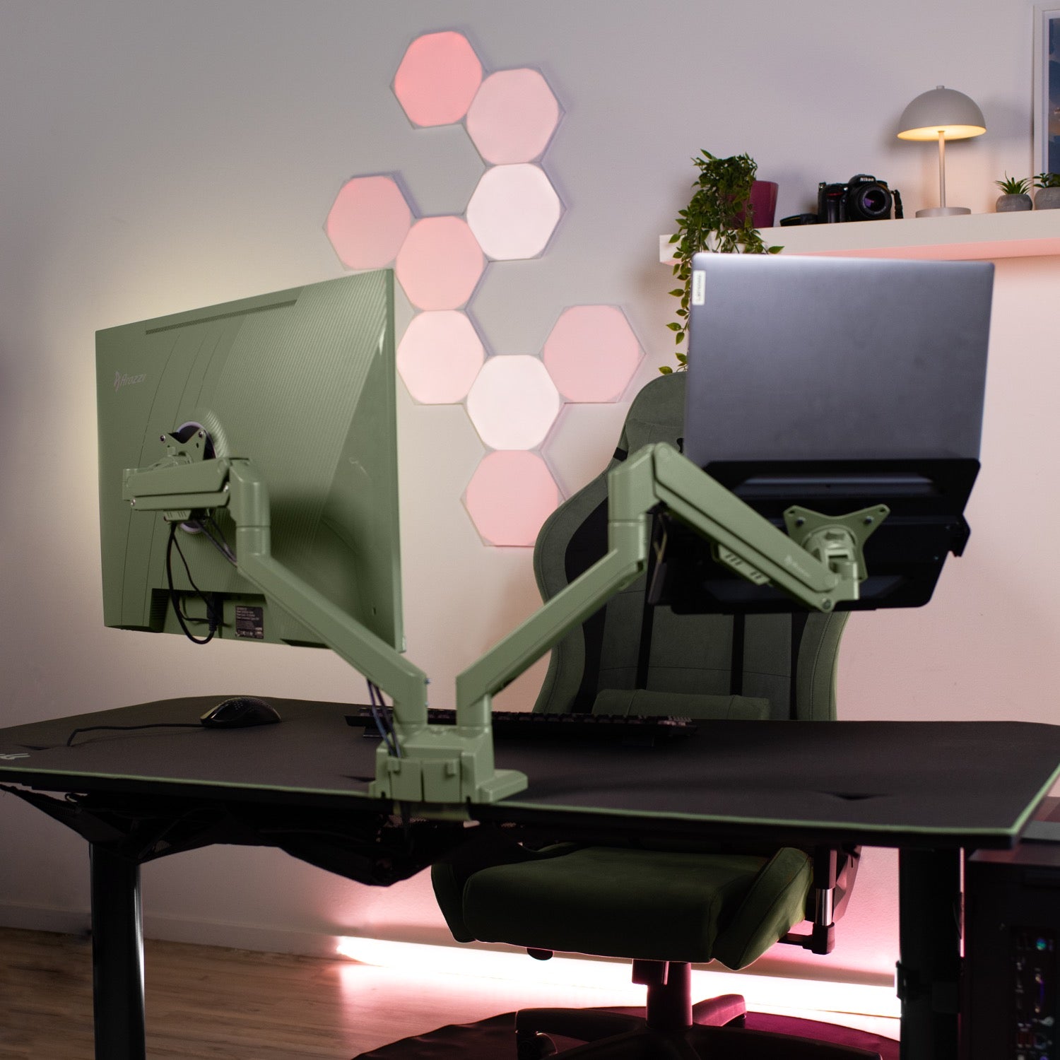 Alzare Neo Duo - Gas Spring Monitor Arm